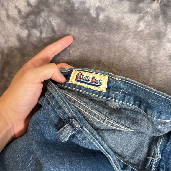 Live Ins Wide Leg Pants Size 38x26 Bag Casual Fit Straight Leg Normal Wash - Picture 6 of 7